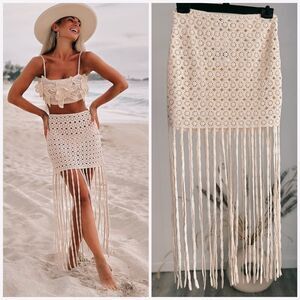 Zara Crochet Skirt New